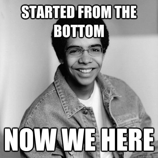 Start from the bottom